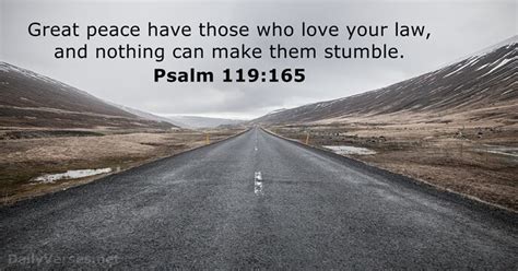 Psalm 119165 Bible Verse Of The Day