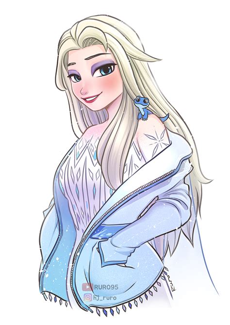 Spirit Elsa Frozen Fanart By Ruro95 On Deviantart Disney Frozen Elsa