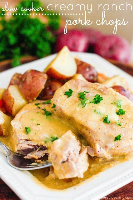 Slow Cooker Creamy Ranch Pork Chops This Meal Was Great A S Slow