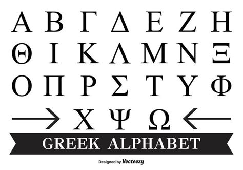 Greek Alphabet 88763 Vector Art At Vecteezy