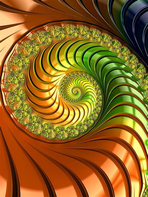 Springtime Spiral Sacred Geometry Art Geometry Art Fractal Patterns
