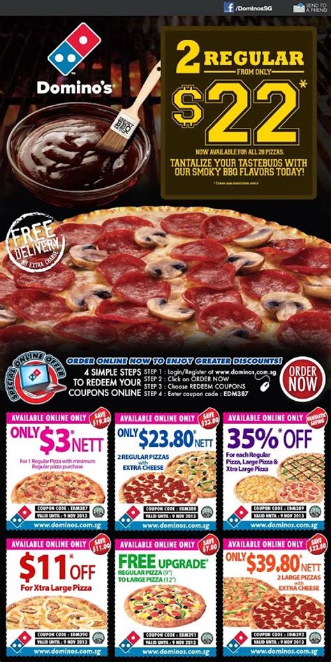 Dominos Pizza Promotion 2 Regular Pizzas For Only 22‏ Onlywilliam