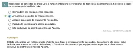 Reconhecer os conceitos de Data Lake é fundamental para o profissional de Tecnologia da