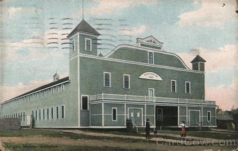 Bangor Auditorium Maine Postcard