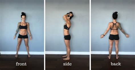 Side body stretches not only feel good, but they can also help us stay open to possibility. How to Take Progress Pictures - Betty Rocker
