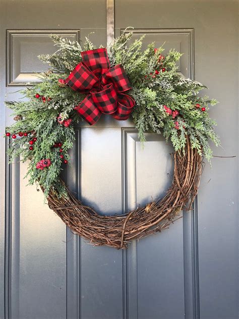 Extra Large Christmas Wreath For Front Door Christmas Wreath