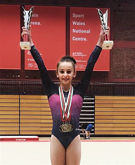 Mia Evans Welsh Champion Park Wrekin Gymnastics