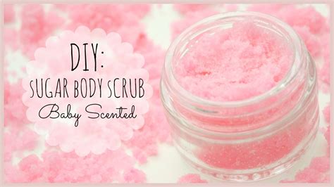 Baby powder isn't just for babies! DIY: Sugar Body Scrub | Baby Powder Scented - YouTube