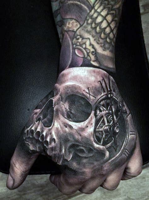 From small, simple ideas to colorful lions, skulls, warriors, eyes. Skull Hand Tattoos Designs, Ideas and Meaning | Tattoos ...