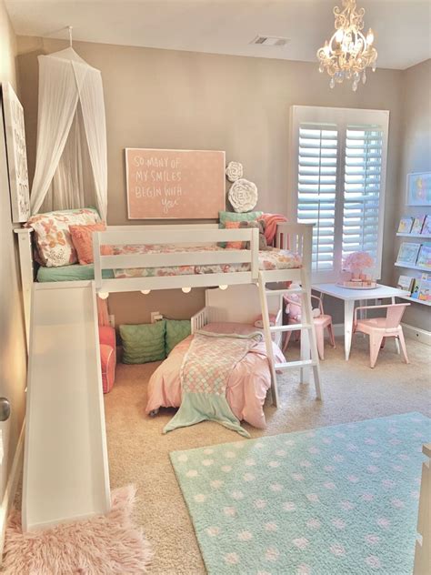 Bunk Bed Slide For Little Girls Room Little Girl Bedrooms Toddler