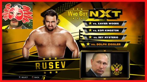 Wwe 2k15 Who Got Nxt Rusev All Objectives Completed Youtube