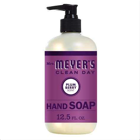 Mrs Meyers Clean Day Liquid Hand Soap Plum Berry Scent 125 Ounce