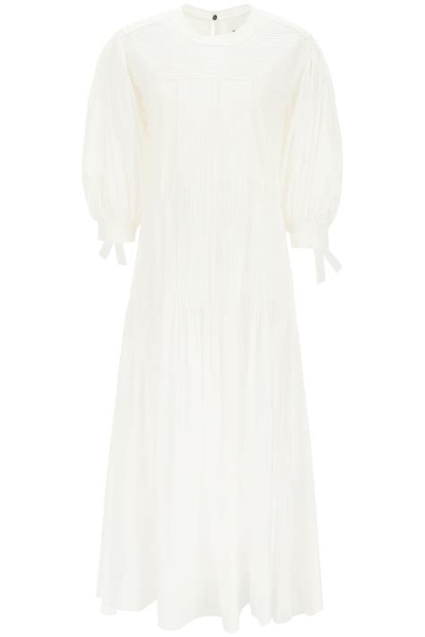 Jil Sander Long Cotton Dress Coshio Online Shop