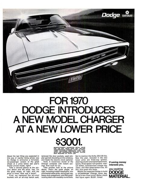 Retrotisements — 1970 Dodge New Car And Truck Lineup The Man In The