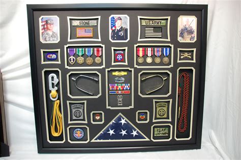 30 X 34 Us Army Cavalry Shadow Box We Mounted A Static Line And Boot