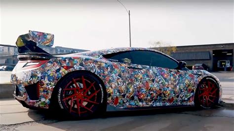 Acura Nsx Owner Relives Childhood With Insane Custom Wrap