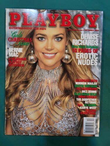 December Playboy Magazine Denise Richards Ebay