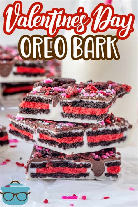 Valentine S Day Oreo Cookie Bark Recipe Oreo Cookie Bark Oreo