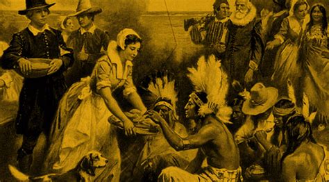 thanksgiving native americans and pilgrims