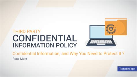 6 Third Party Confidential Information Policy Templates Pdf Word