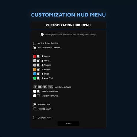 Esxqb Vmshud Highly Customizable Hud Releases Cfxre Community