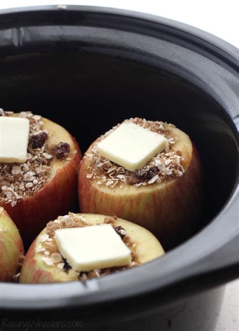 Gluten Free Slow Cooker Baked Apples Recipe Raising Whasians