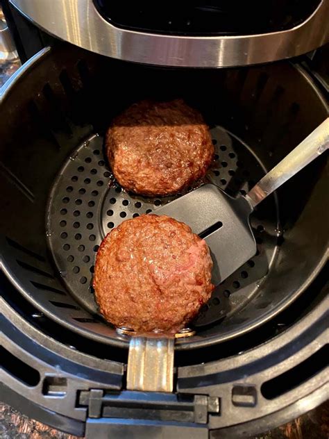 Air Fryer Hamburgers Recipe Air Frier Recipes How To Cook Burgers