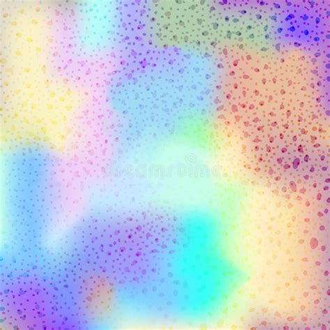 Abstract Pastel Color Rainbow Vector Background Grunge Dotted Hologram