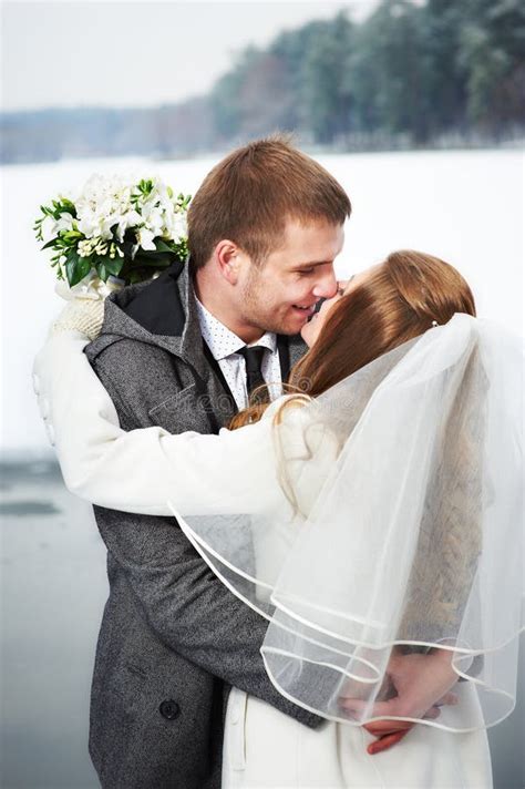 Lovers Embrace The Bride And Groom Stock Image Image Of Male