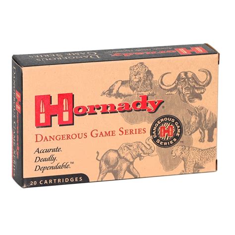 Hornady Dangerous Game Superformance 375 Ruger Ammo 300 Rns Ammo Deals