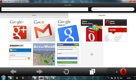 It is known to be the data saving web browser and is designed especially for mobile platforms. Opera Mini Handler Untuk PC (Komputer, Laptop, NoteBook ...