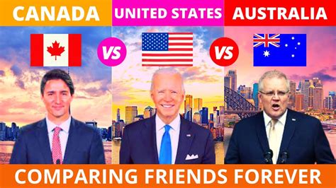 united states vs canada vs australia country comparison youtube
