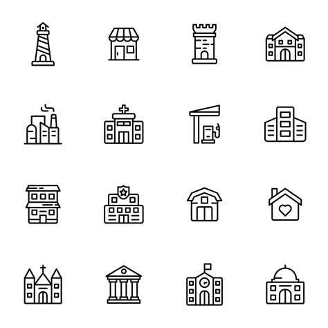 Free Building Icons Ai Svg Png Eps