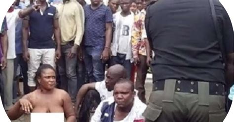 A One Chance Female Robbery Leader Caught And Stripped Naked In Port Harcourt Briggs Blog