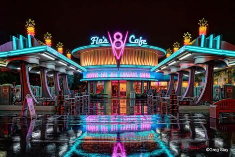 Disneyland Disney California Adventure Cars Land Flo S V8 Cafe Buy 2 Get 1 8x12 Print Free