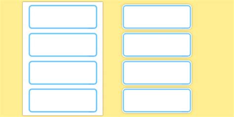 All products remain unknown and indistinguishable in the absence of labels. Editable Classroom Resource Labels (Blue) - Resource Labels