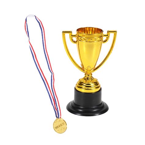 Buy Nuobesty Mini Trophy Cups Medal Set Kid Reward Small Prize Cup