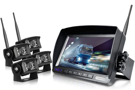 Buy Zeroxclub Rv Backup Camera Wireless 7 Inch 4 Channels Monitor Kit