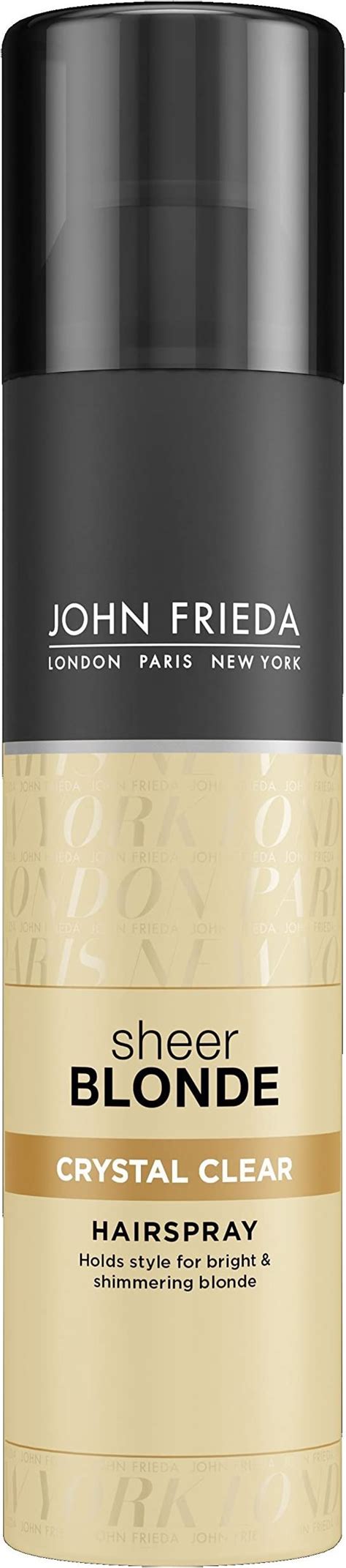 John Frieda Sheer Blonde Crystal Clear Hairspray Hairspray For Blonde