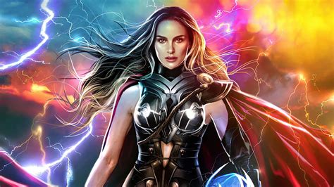 She also portrayed alternate version of jane foster in avengers: Natalie Portman Lady Thor 4k, HD Superheroes, 4k Wallpapers, Images, Backgrounds, Photos and ...