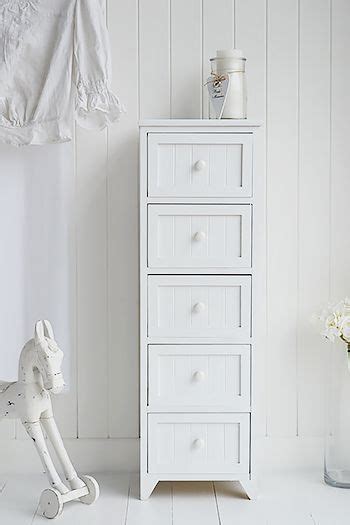 Stick to mostly white bed linen so the look isn't overly busy and introduce a splash of colour to liven up the scheme a notch. the Maine 5 drawer white bedroom storage furniture chest ...