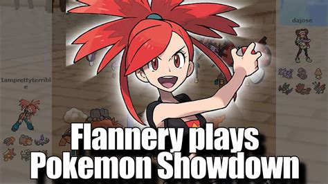 Playing As Gym Leader Flannery Pokemon Showdown All Stars Gen 3