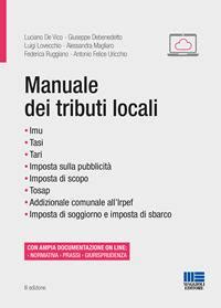 Manuale Dei Tributi Locali Libro Maggioli Editore Progetto Ente