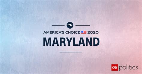 Maryland Election Results And Maps 2020