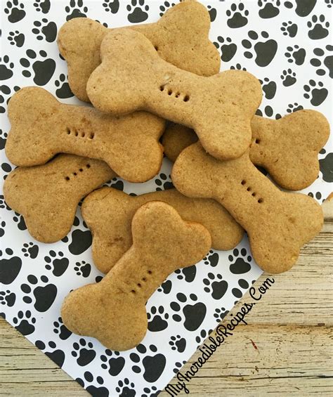 4 Ingredient Dog Biscuits Recipe Dog Cookies Dog Biscuits Dog