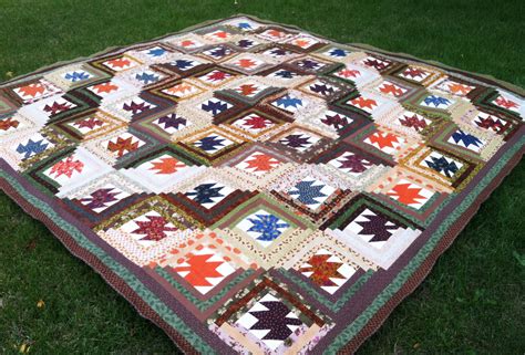 Maybe you would like to learn more about one of these? Quilt top reveal: Maple Leaf Log Cabin | Quilt Addicts ...