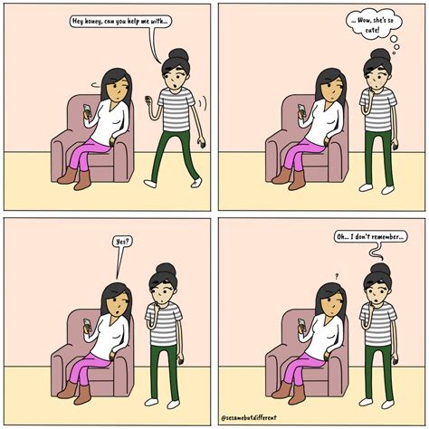 Cute Comics About Lesbian Couple Distracted Lgbtq Sesame But Different