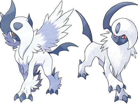 Absol And Mega Absol By Frie Ice On Deviantart