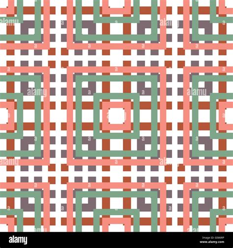 Seamless Colored Squares Pattern Vector Background Illustration Stock