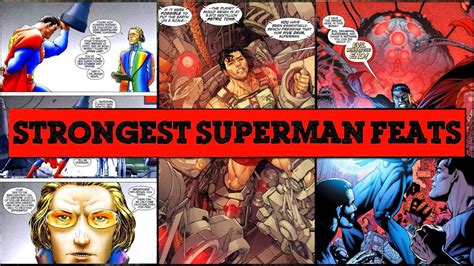 Supermans 10 Strongest Feats In The Comics Youtube